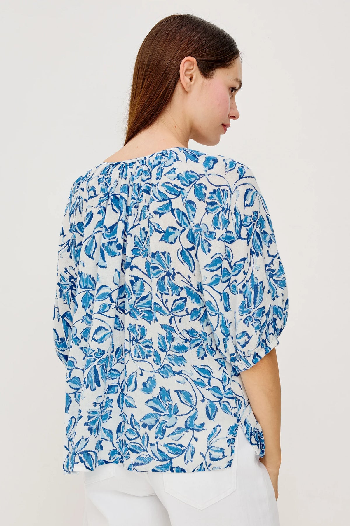 Kirstie Top in Azure Jasmine