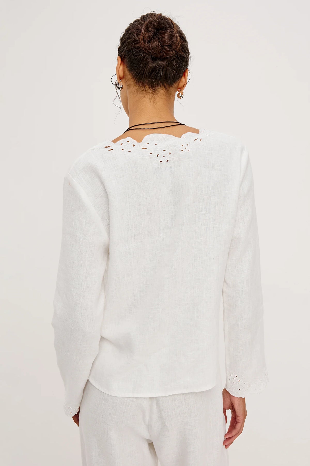 Fleur Top in White