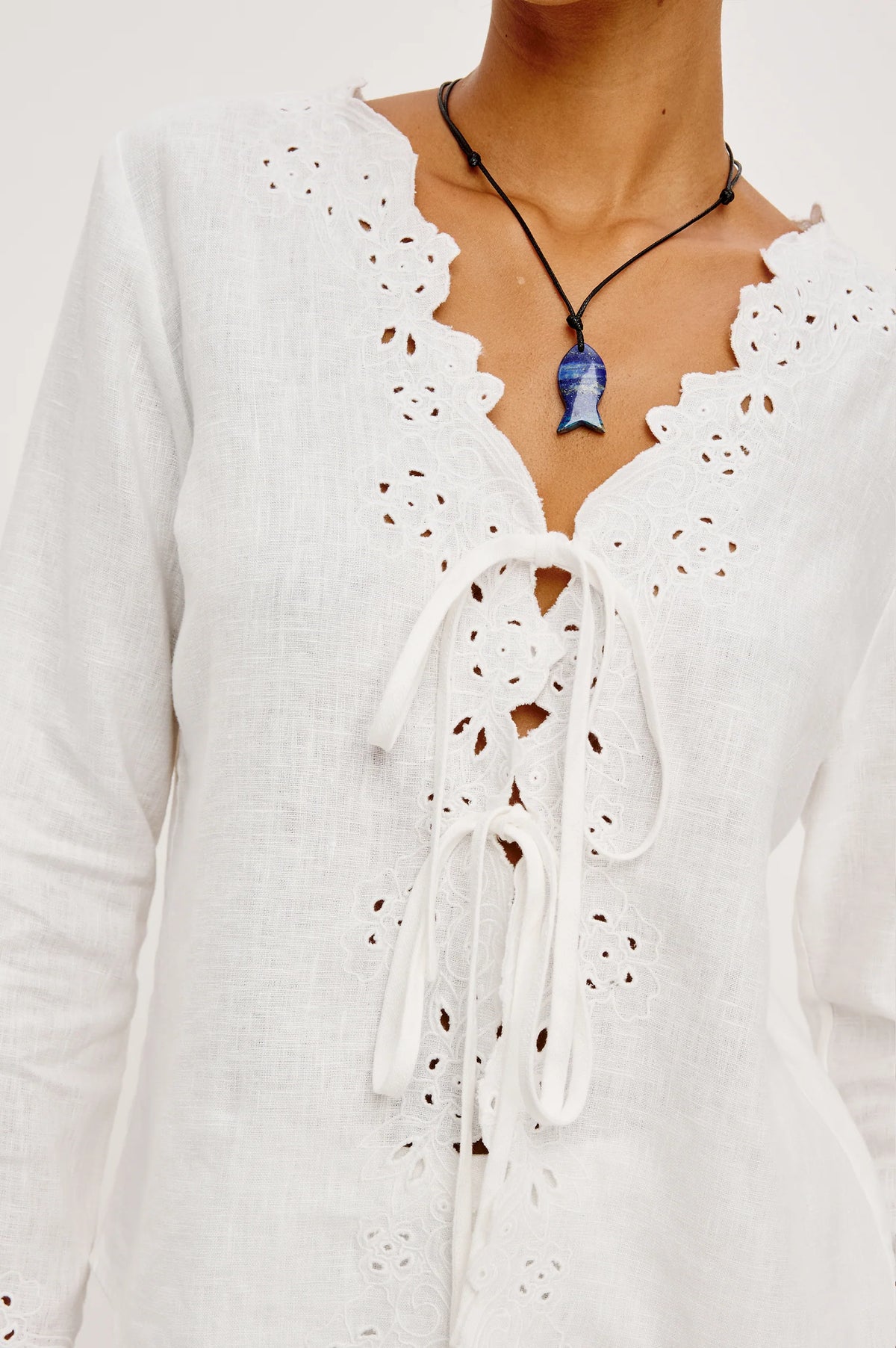Fleur Top in White