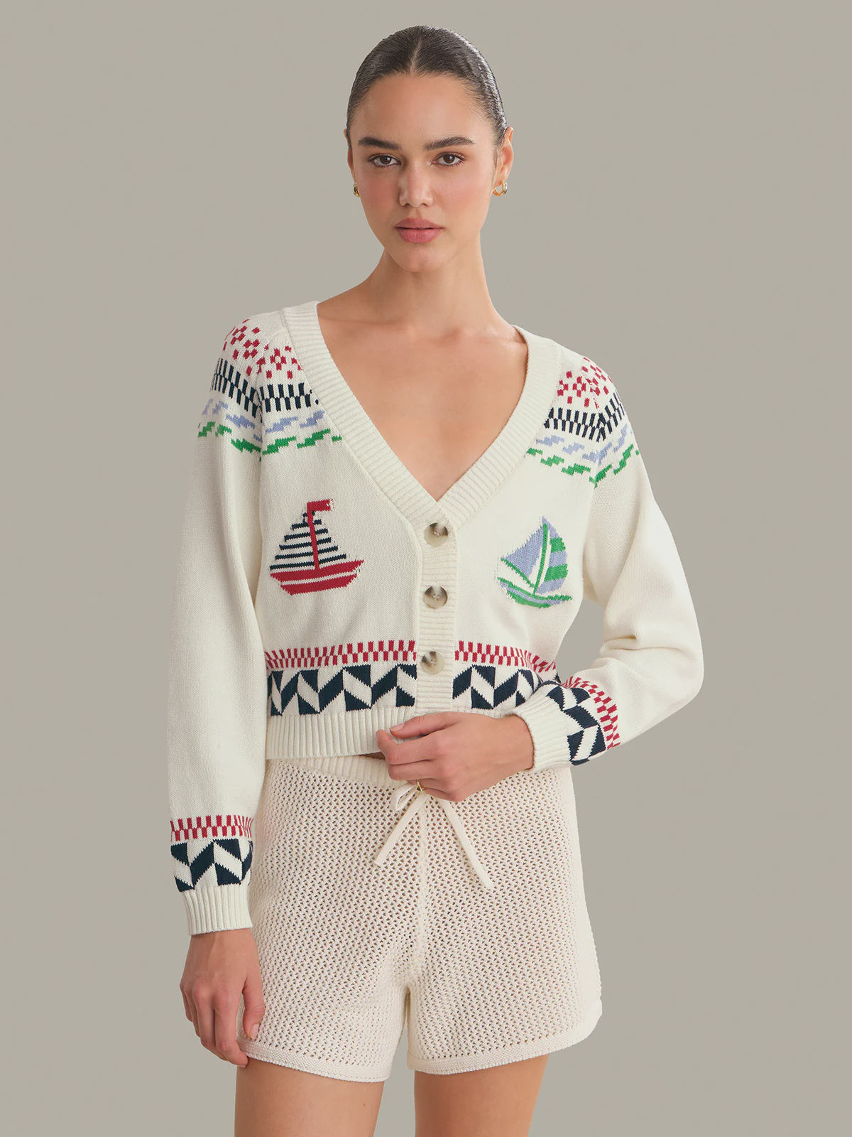 Marina Nautical Cardigan