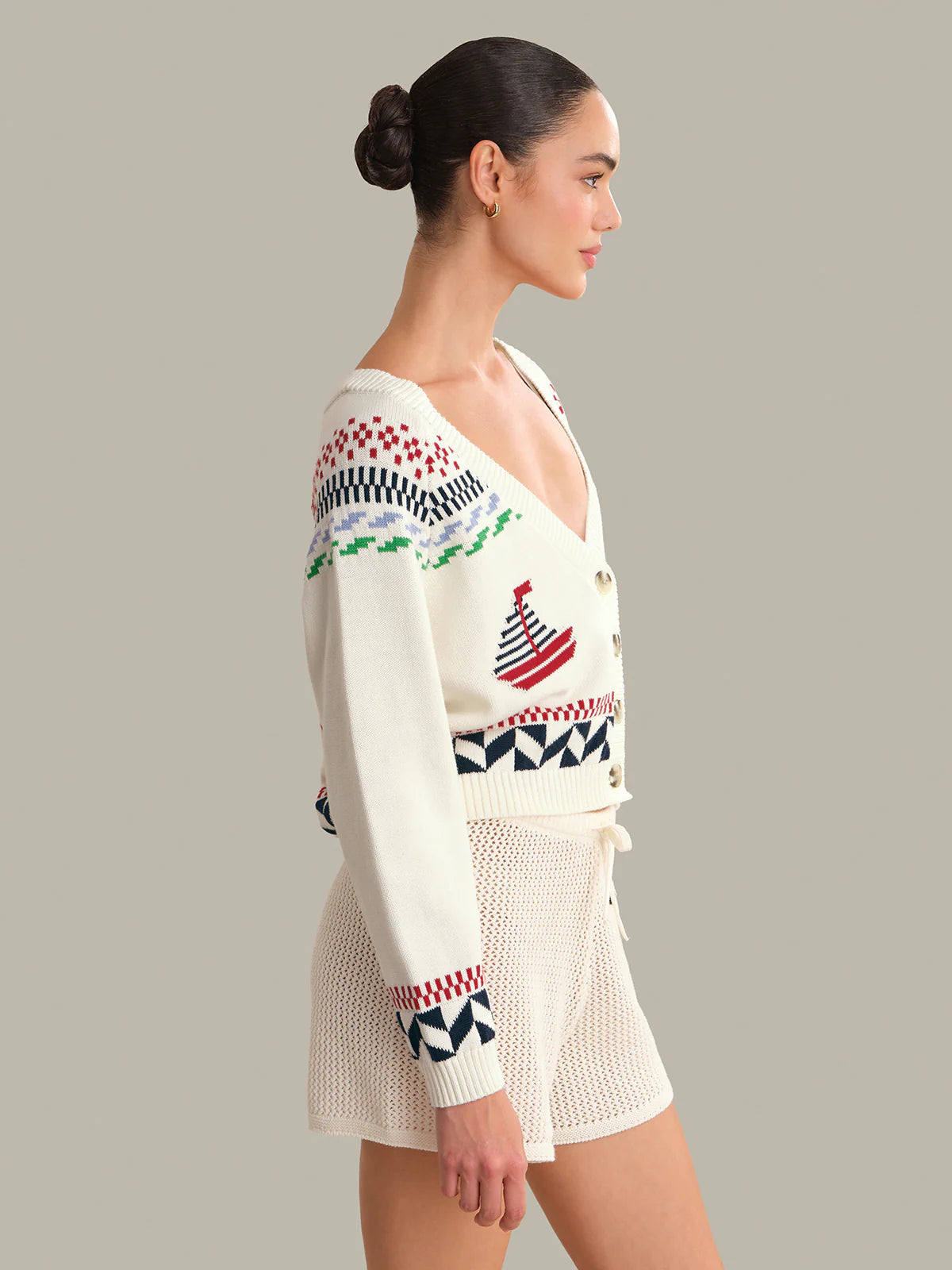 Marina Nautical Cardigan