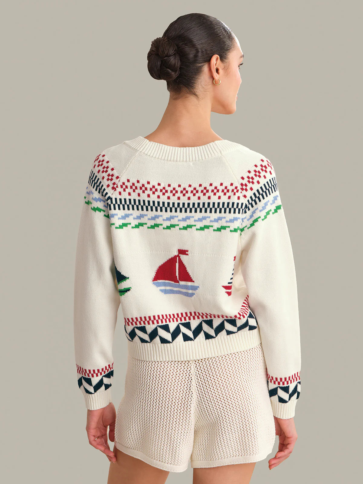 Marina Nautical Cardigan