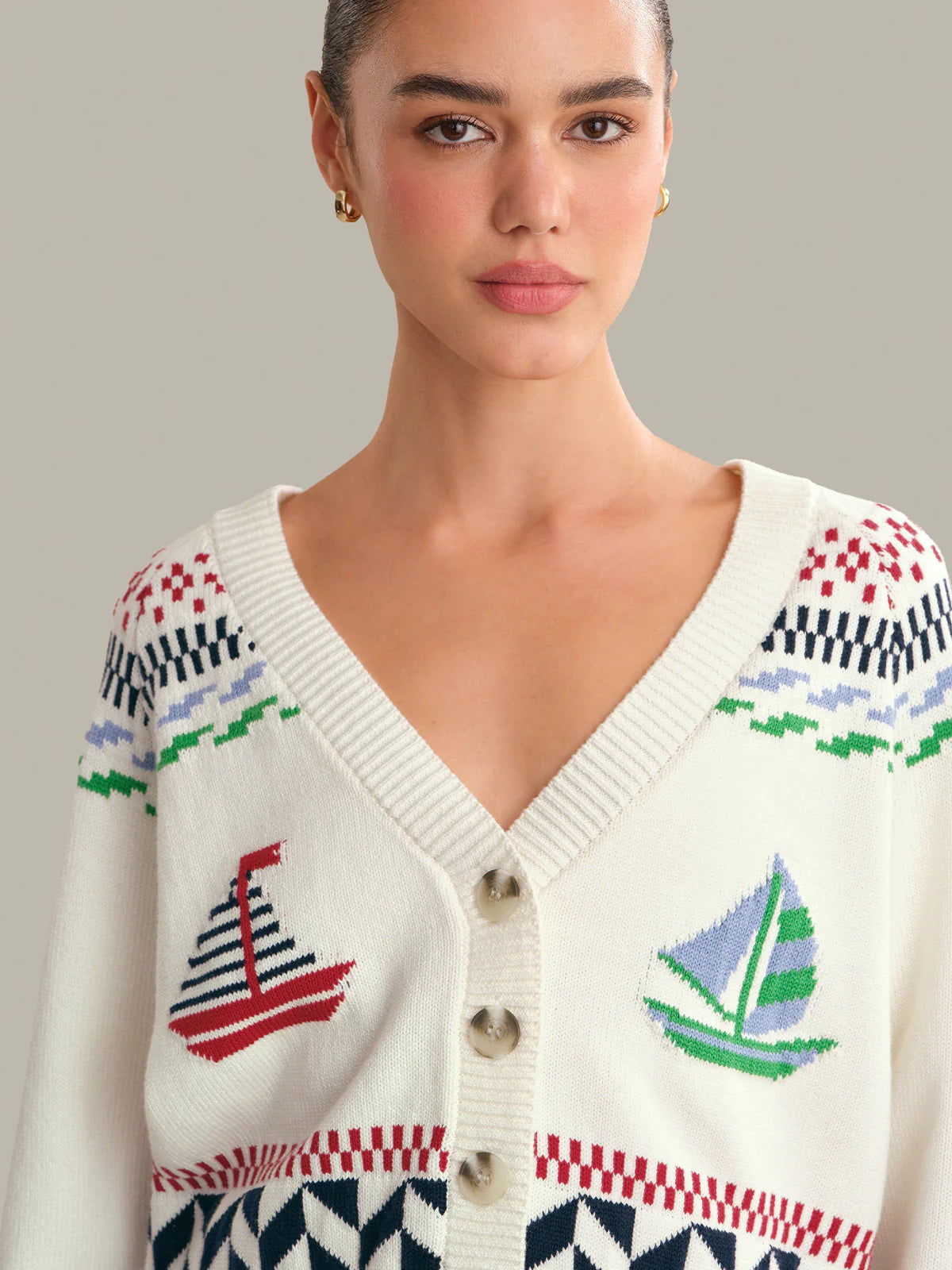 Marina Nautical Cardigan