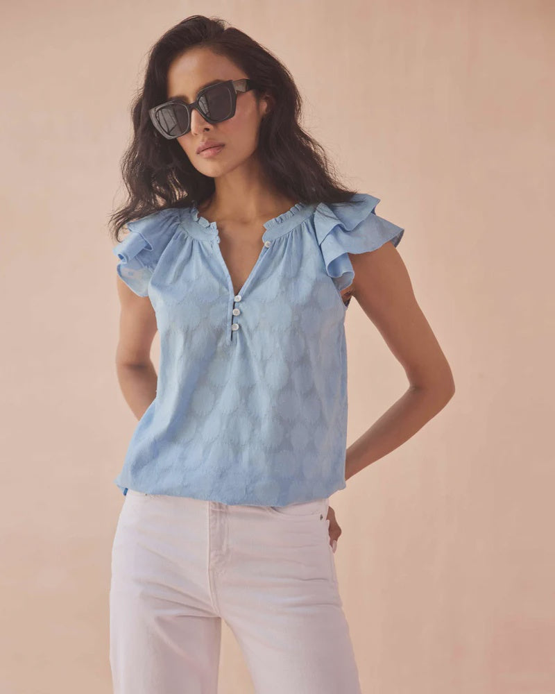 Wilora Blouse in Tate Hydrangea