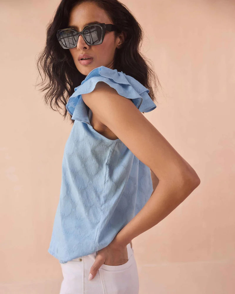 Wilora Blouse in Tate Hydrangea