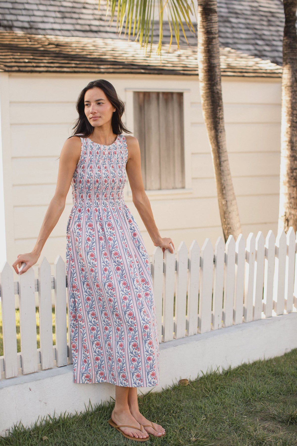 Sara Dress in Vine Floral