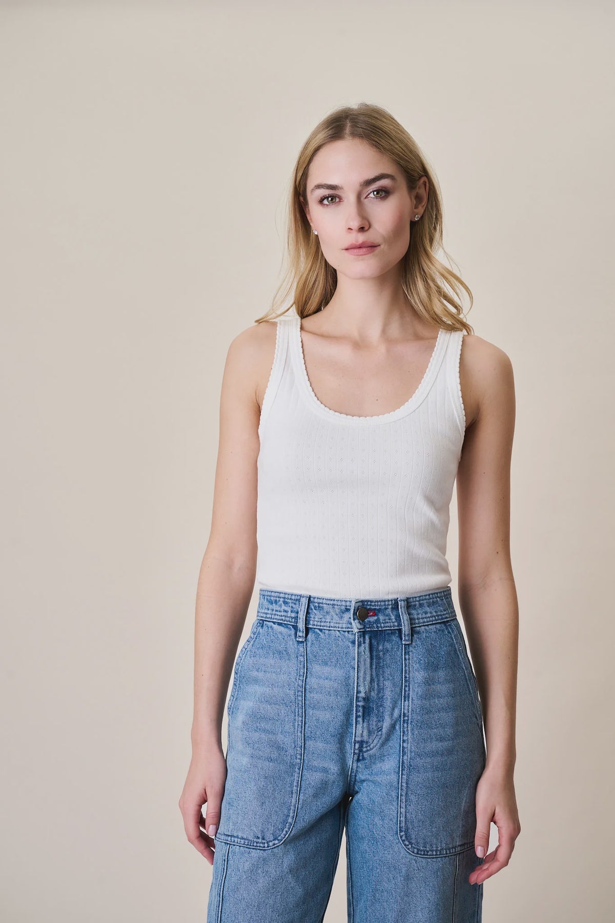 Marea Pointelle Tank