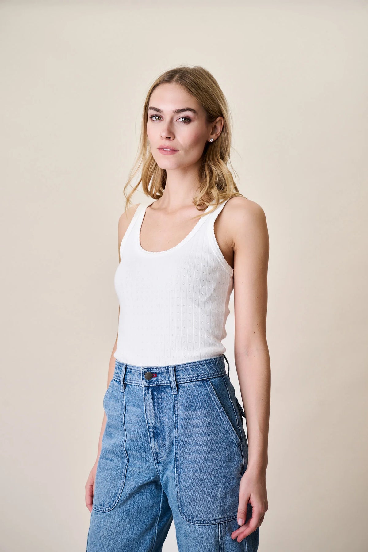 Marea Pointelle Tank