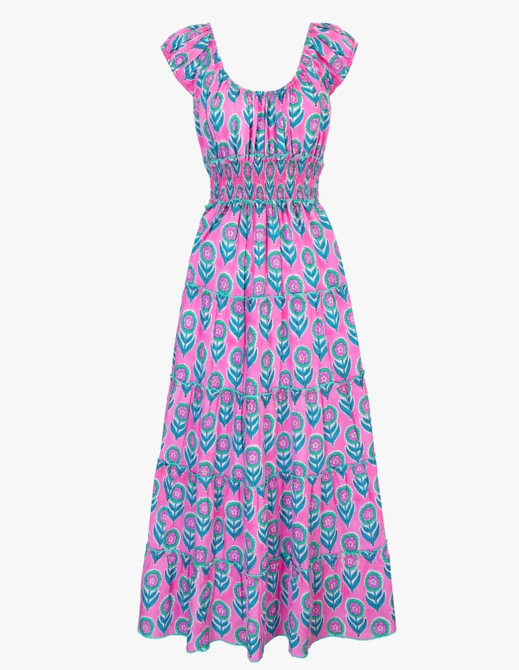 Rah Rah Dress in Lilac Buta