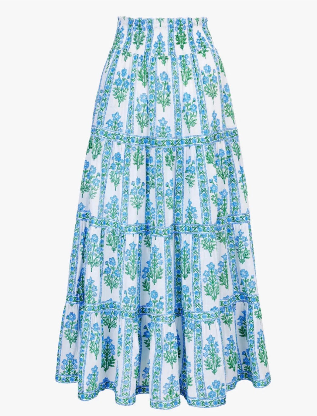 Arles Skirt in Meadow Border