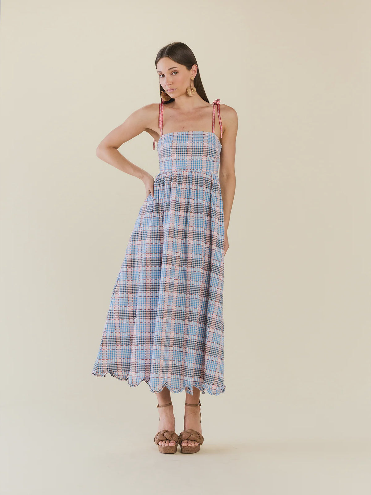 Gavin Harbor Plaid Dress