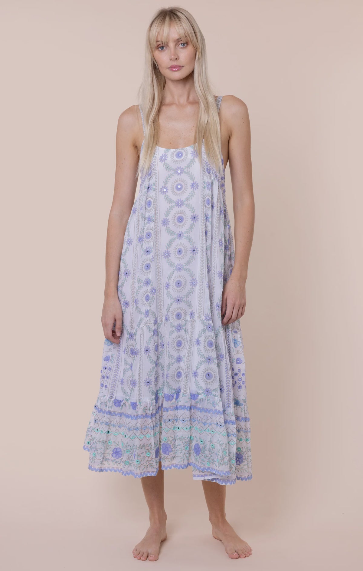 Mexican Print Mirrors Swing Dress