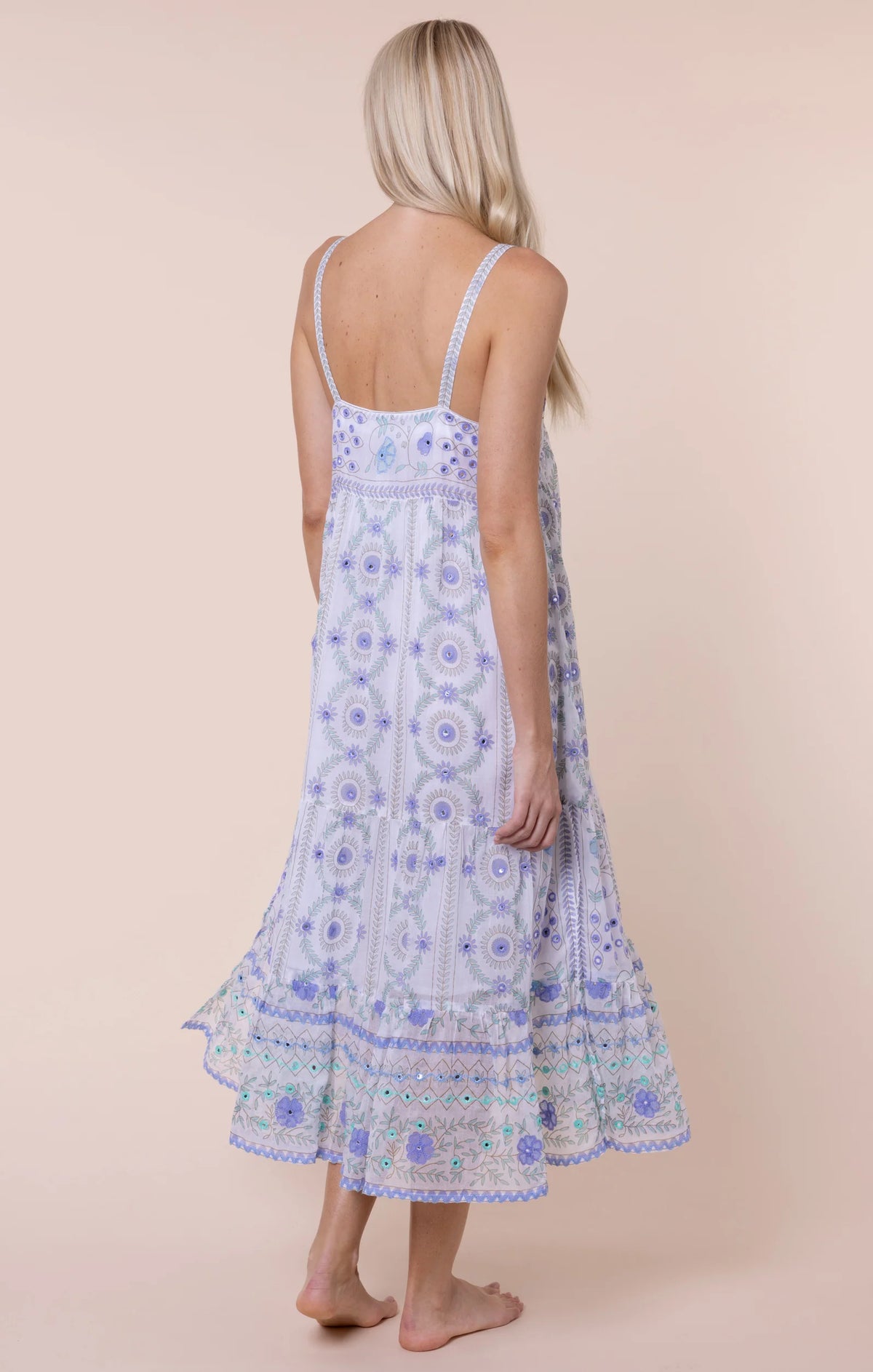 Mexican Print Mirrors Swing Dress