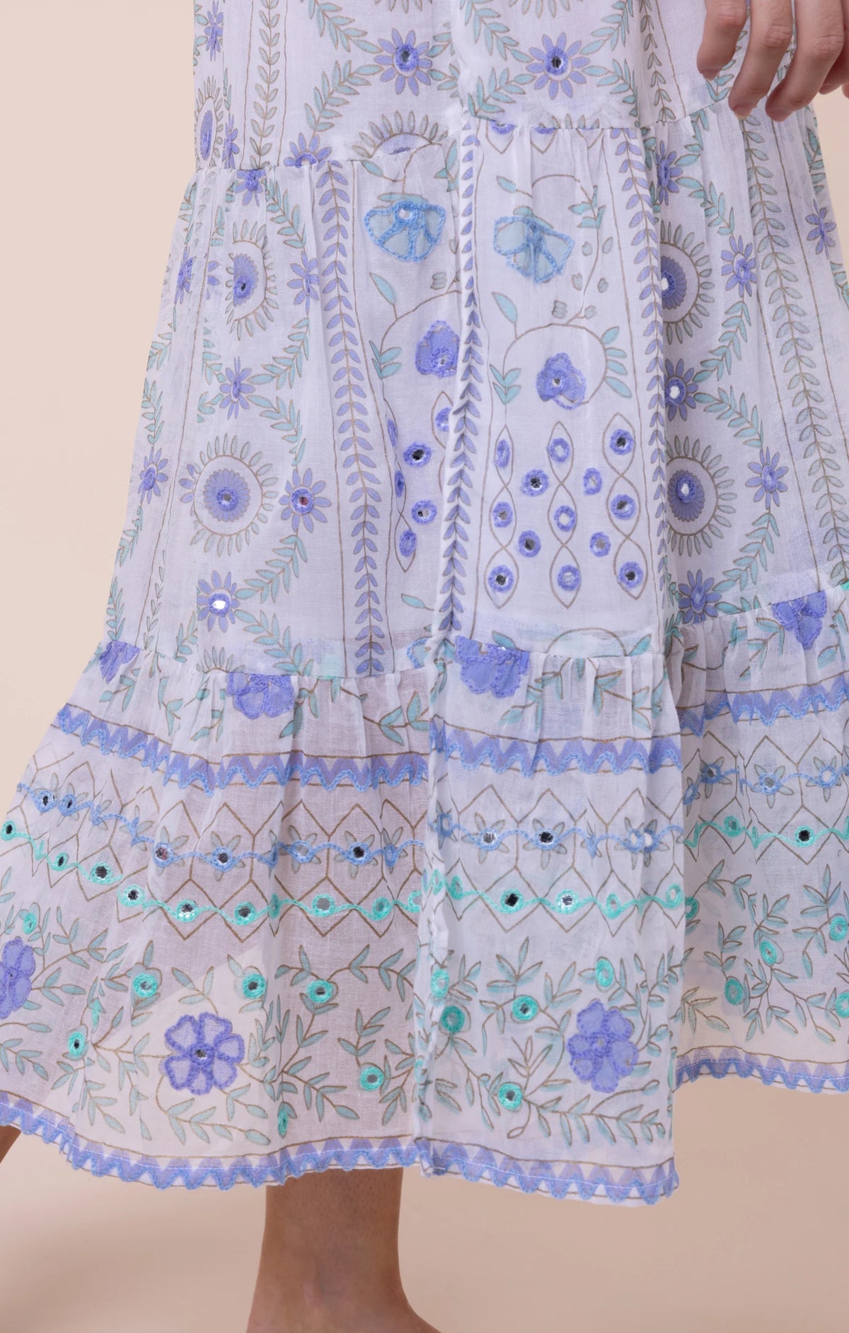 Mexican Print Mirrors Swing Dress
