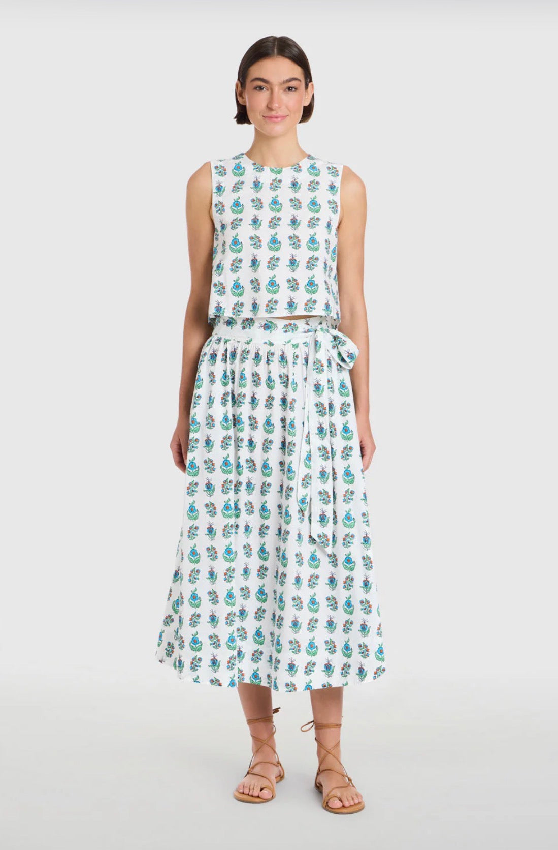 Beach Sprigs Crop Top