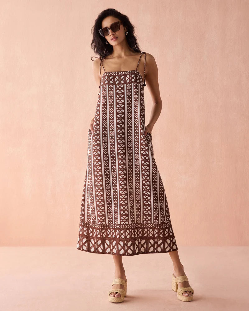 Tillie Maxi in Nari Cacao