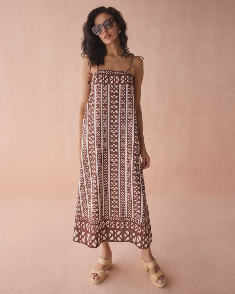 Tillie Maxi in Nari Cacao