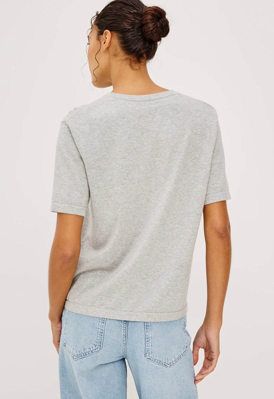 Cotton Cashmere Short Sleeve Tee
