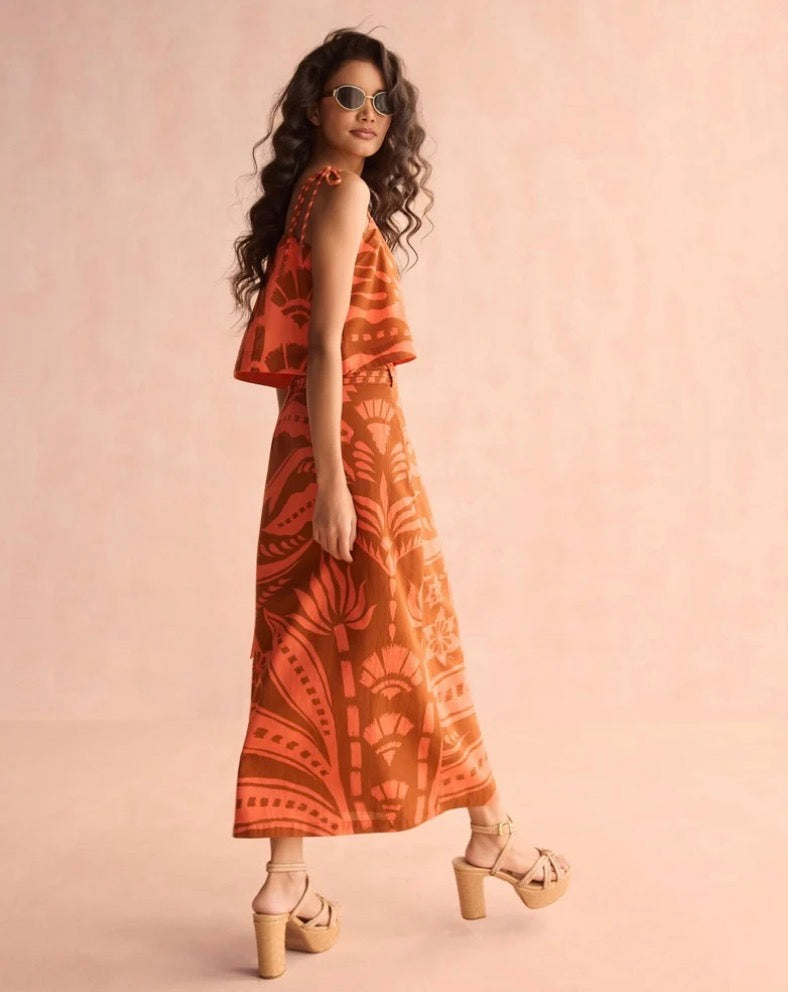 Sammi Skirt in Naia Terracotta