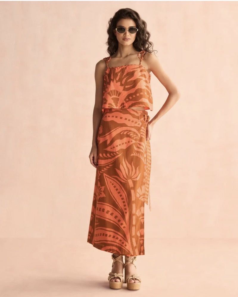 Sammi Skirt in Naia Terracotta