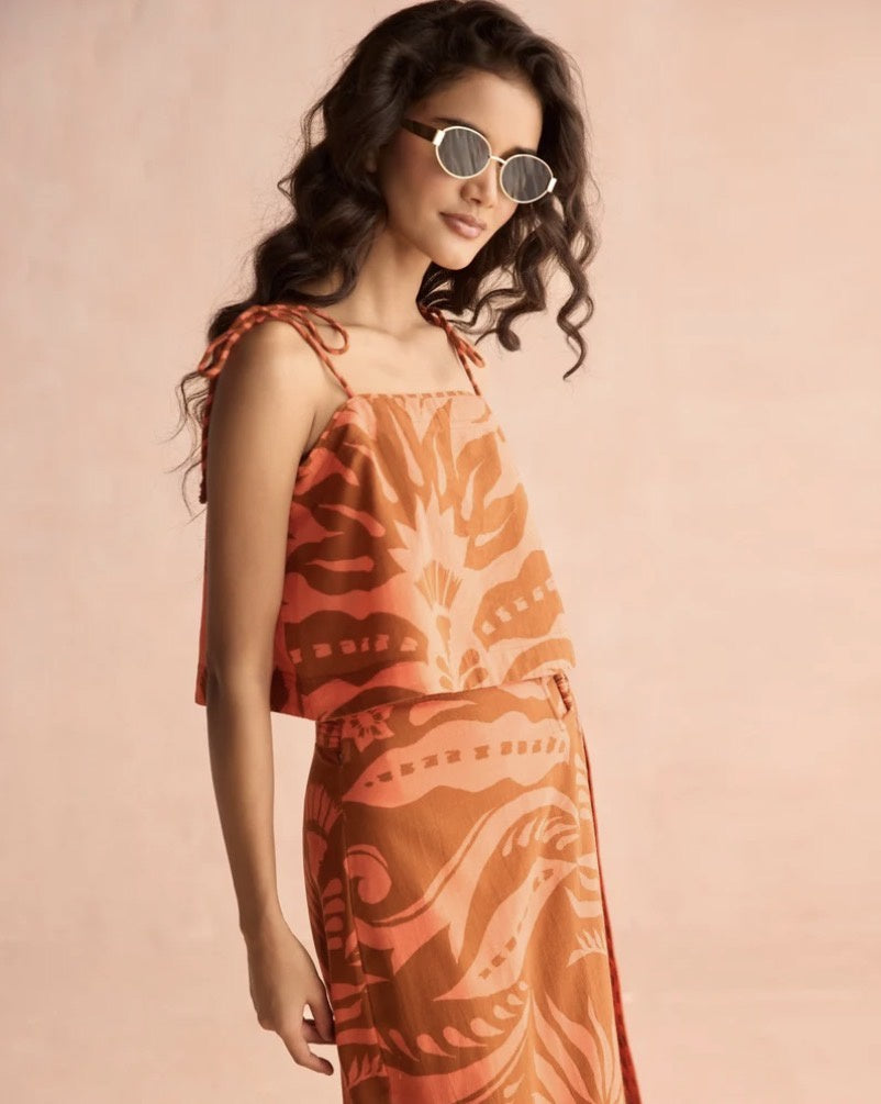 Tillie Tank in Naia Terracotta