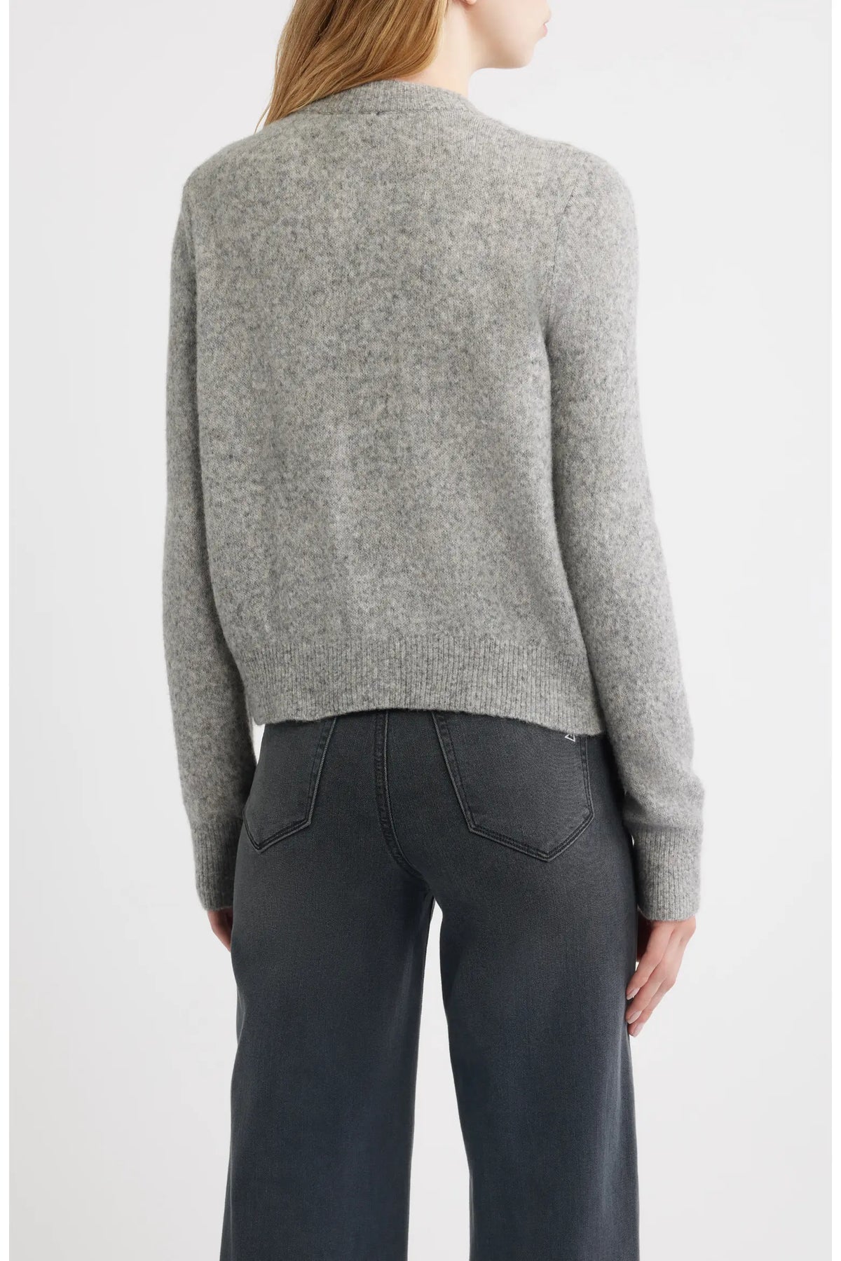 Millie Sweater in Grey Flora