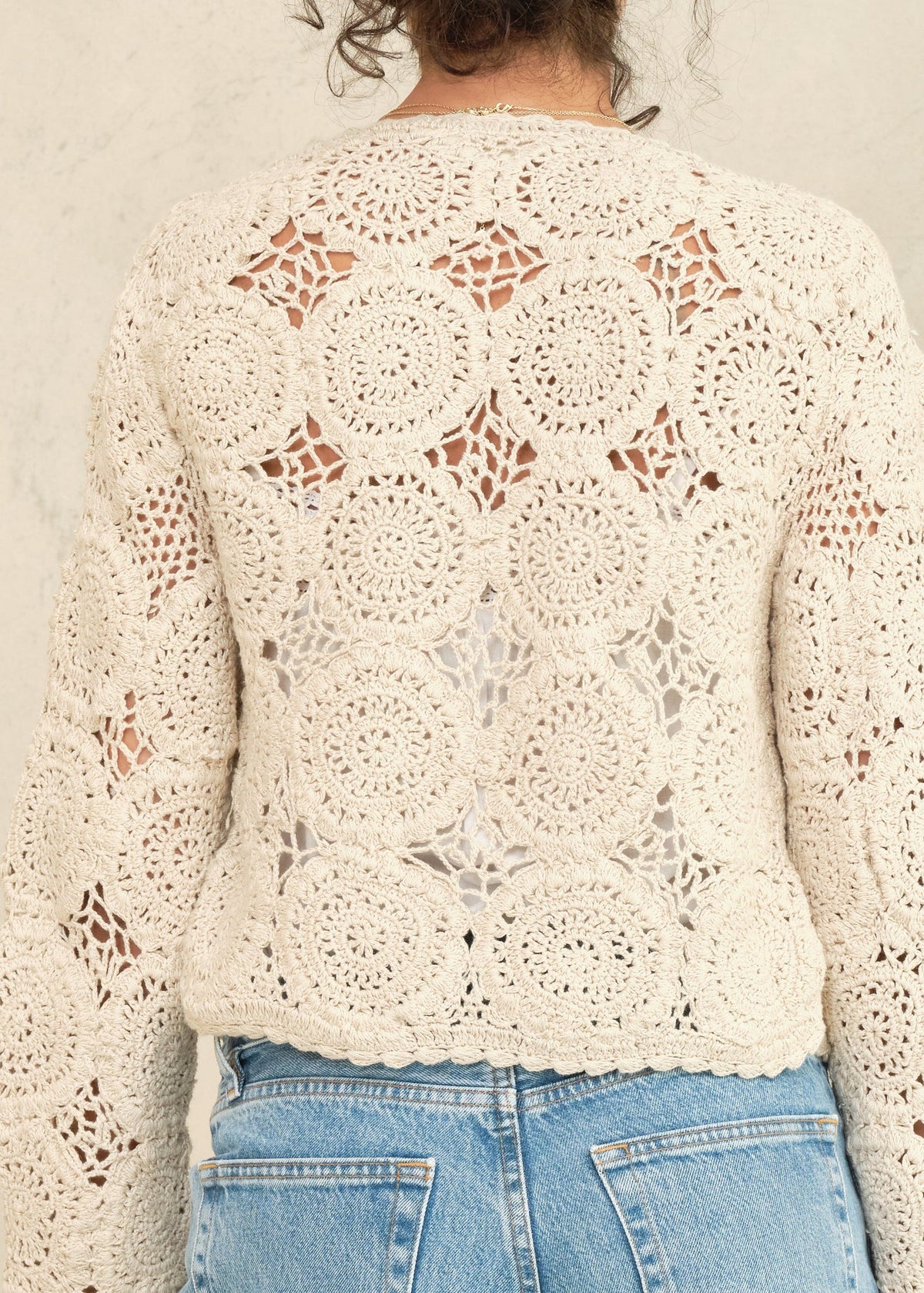 Maci Crochet Jacket from Mabe