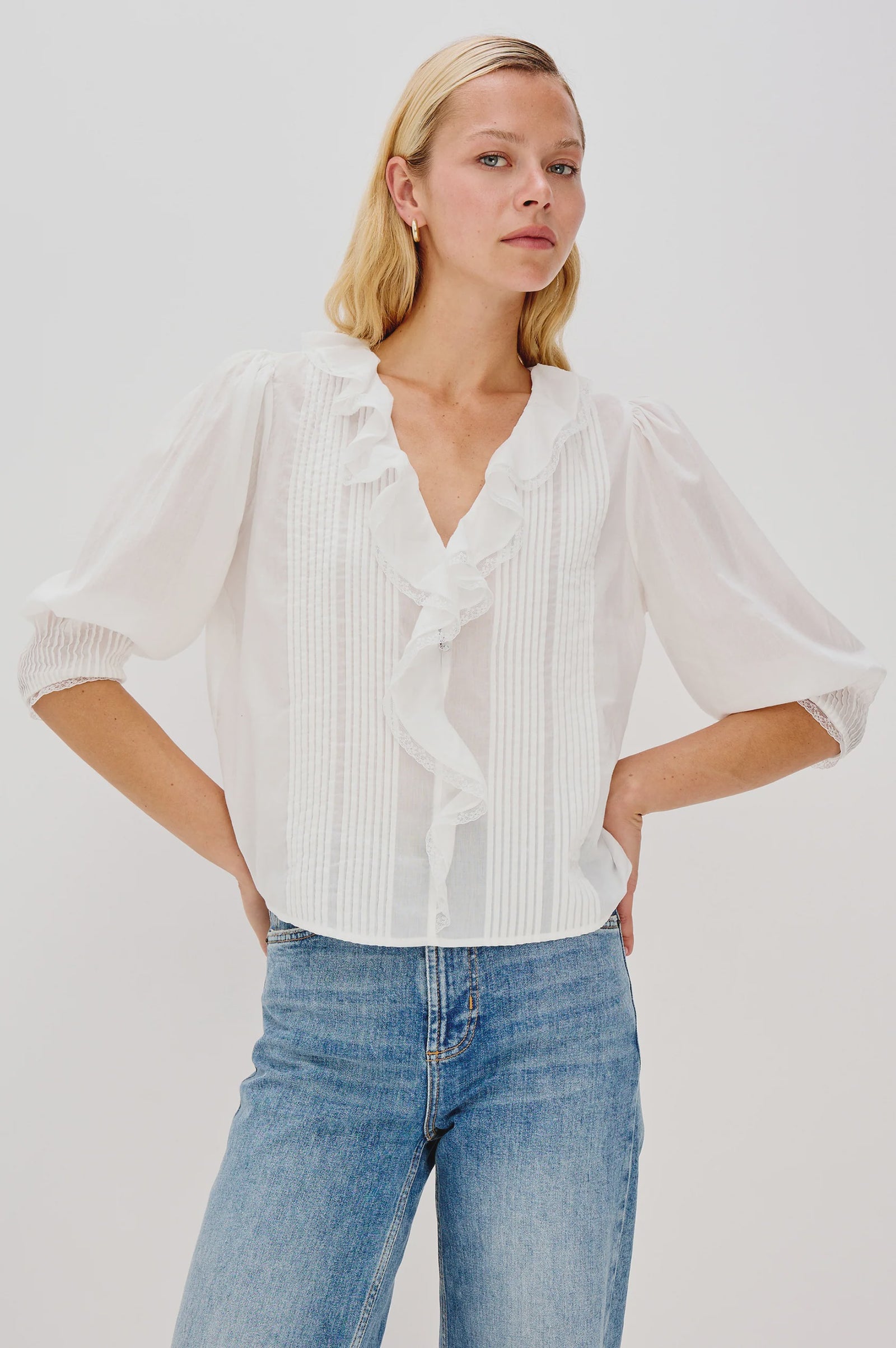 Mare Top in White from Rails at waterlilyshop.com