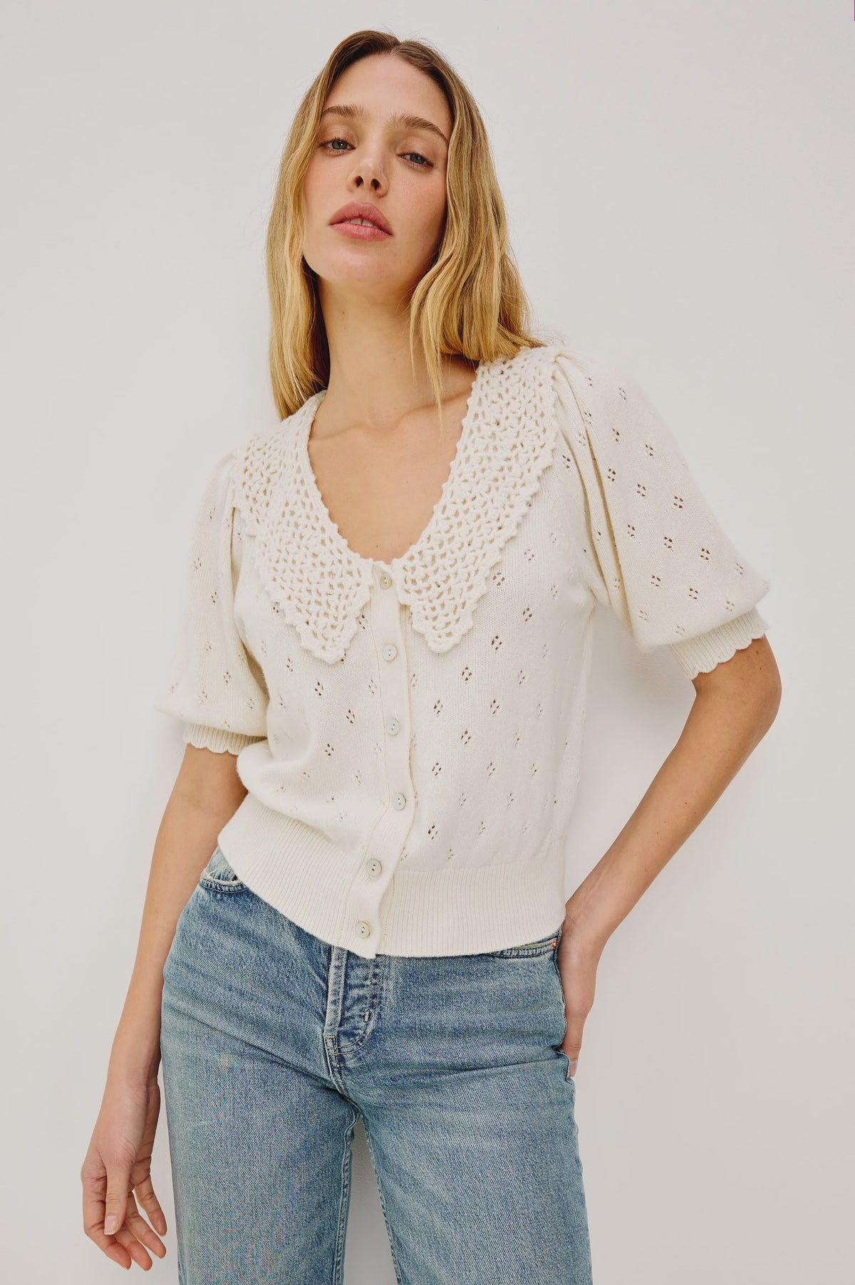 Mindy Sweater in Ivory