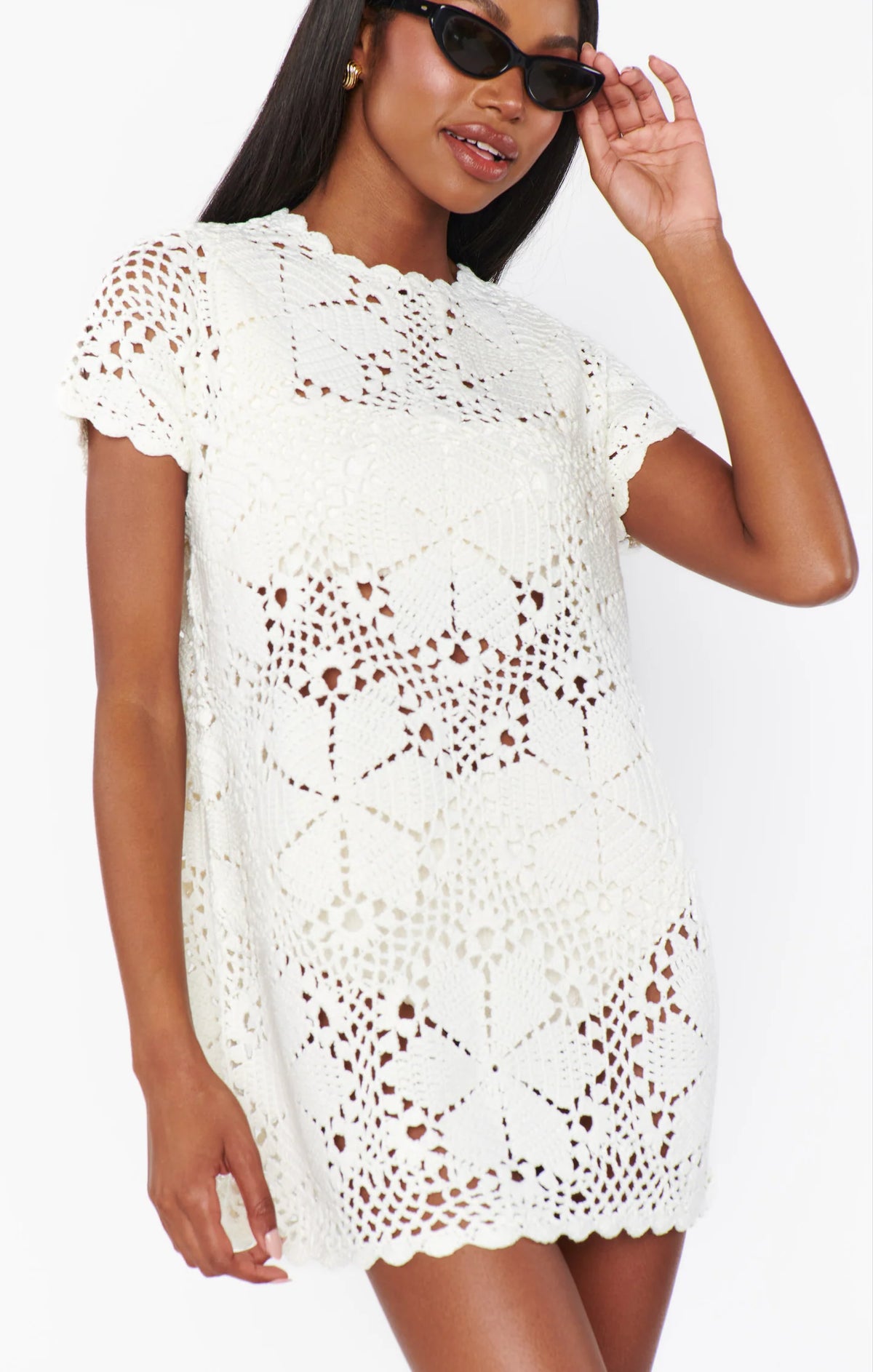 Cleo Crochet Coverup by Show Me Your Mumu