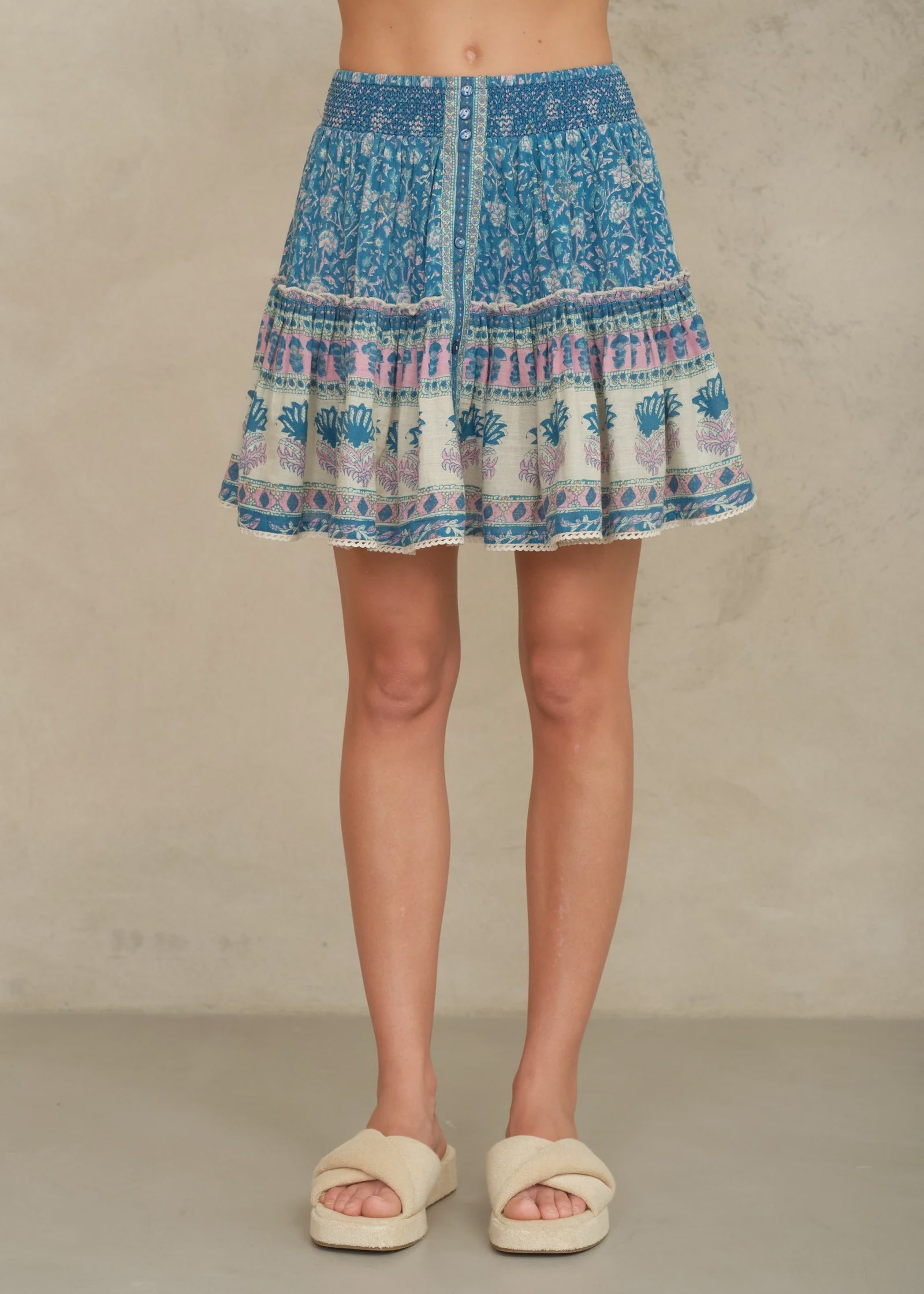 Myla Print Mini Skirt from Mabe