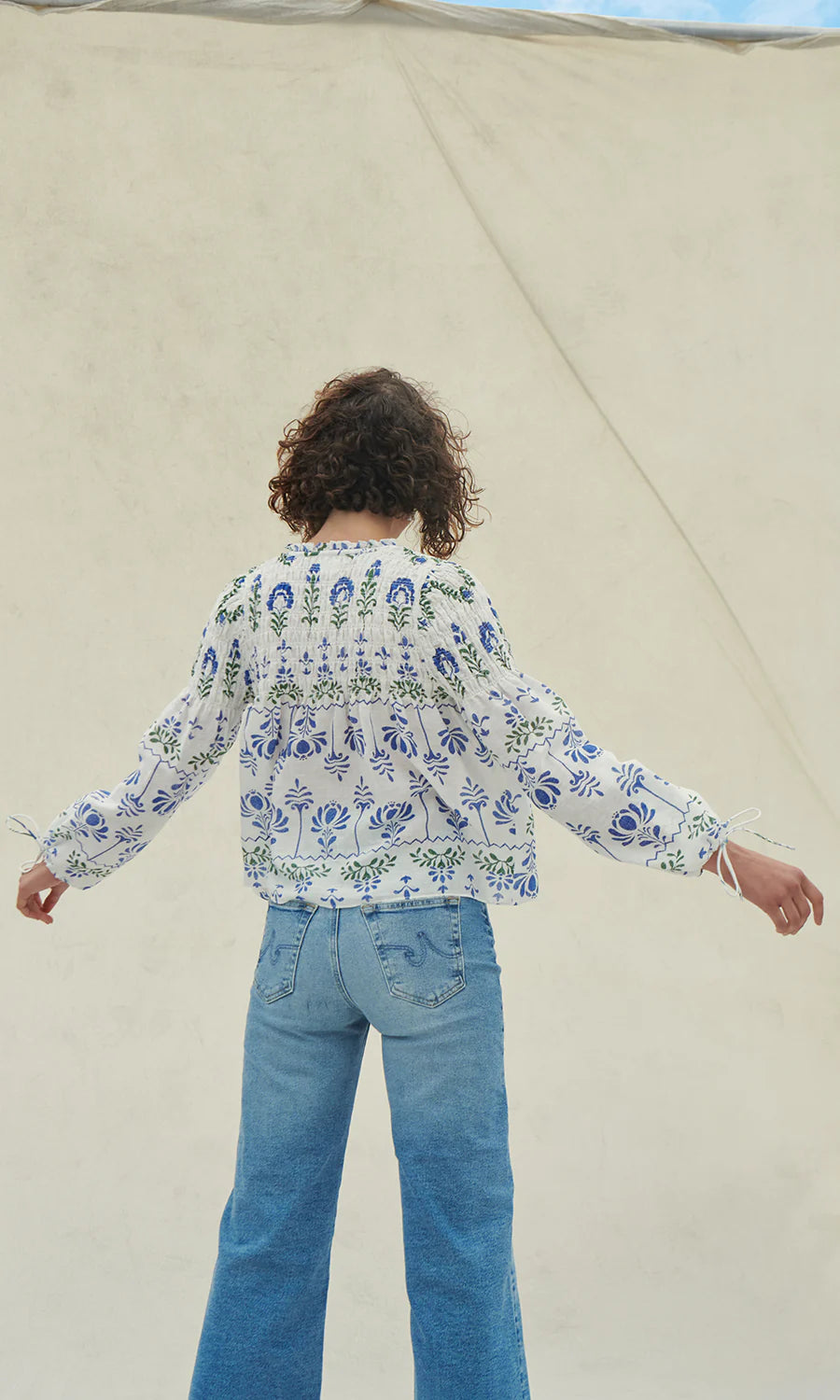 Orlagh Floral Print Top by Saylor available at waterlilyshop