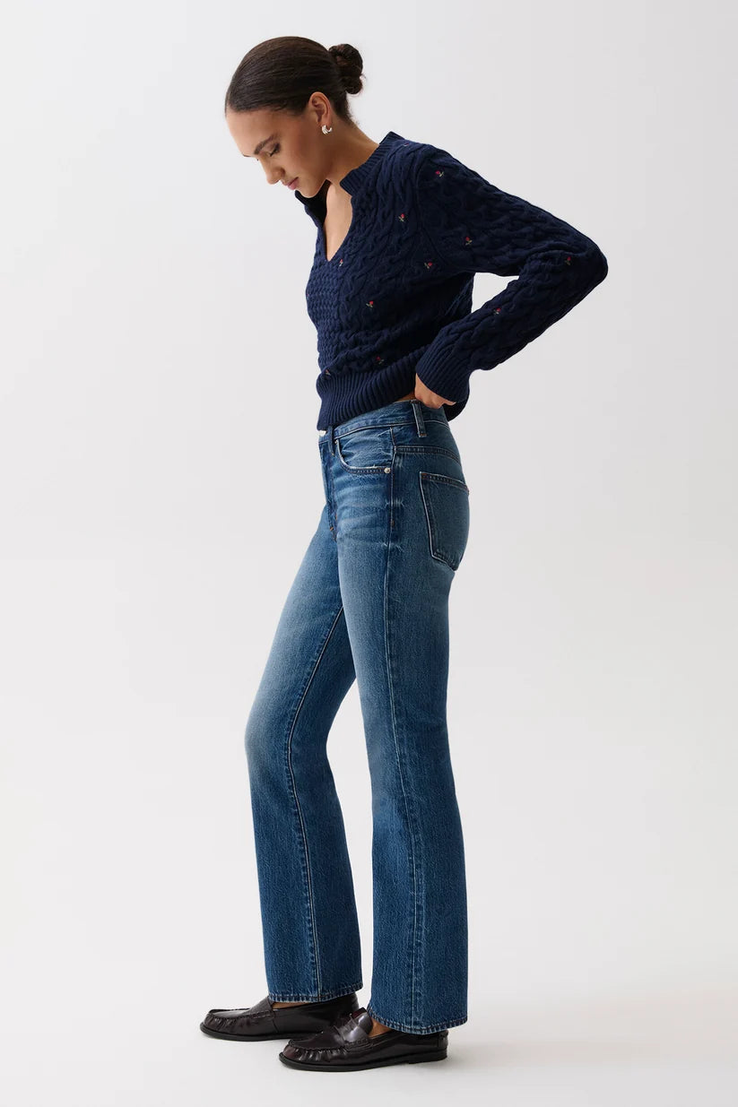 Dakota High Rise Authentic Bootcut in Midnight