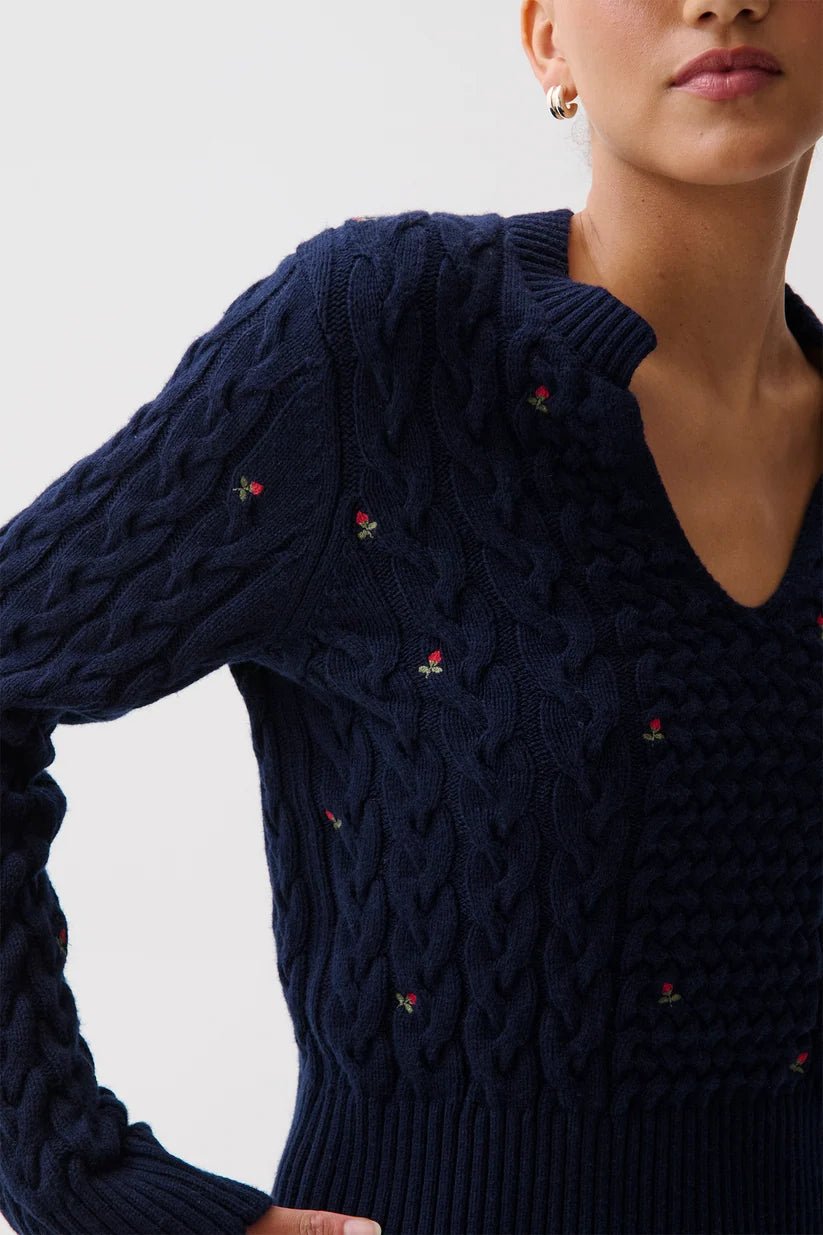 Shana Embroidered Sweater