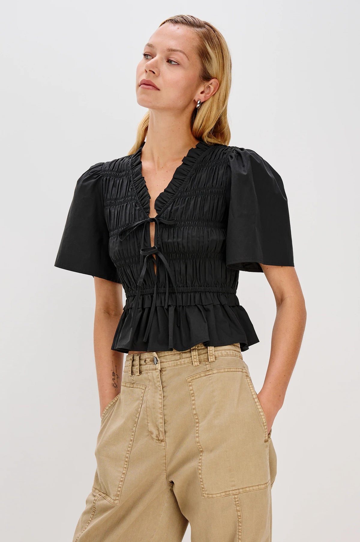 Portia Top in Black