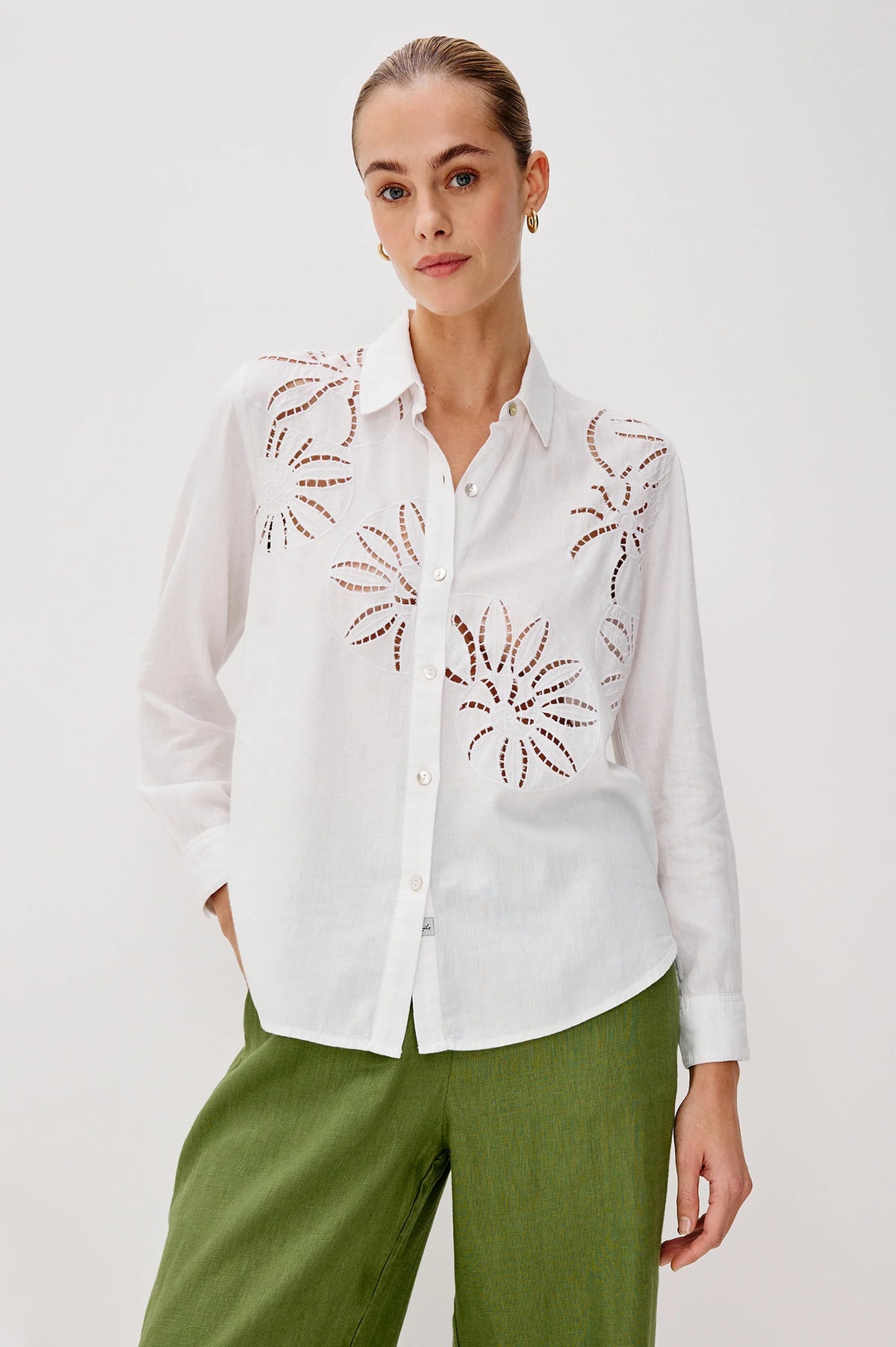 Samar Top in White by Rails at Waterlilyshop.com
