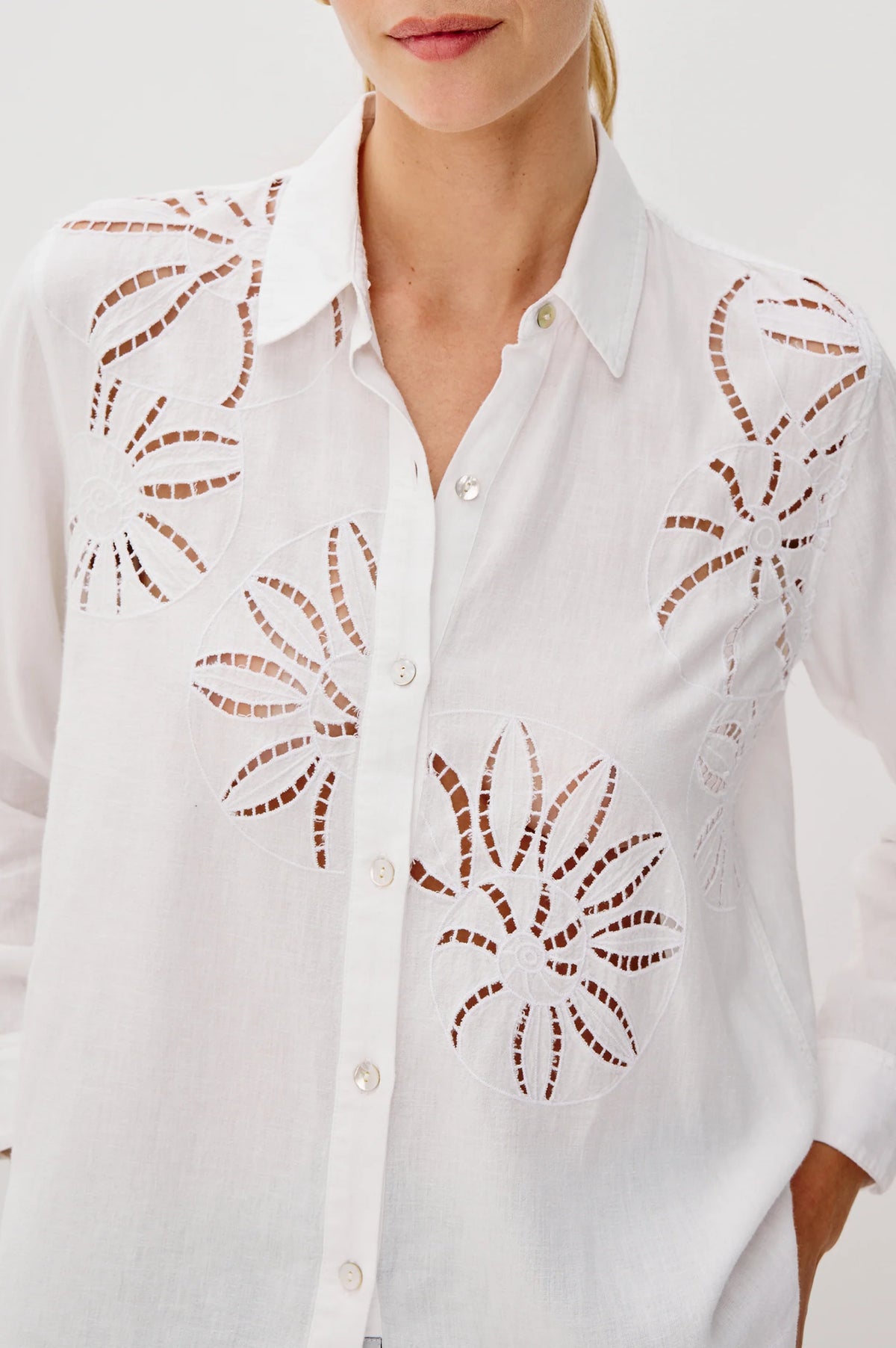 Samar Top in White by Rails at Waterlilyshop.com