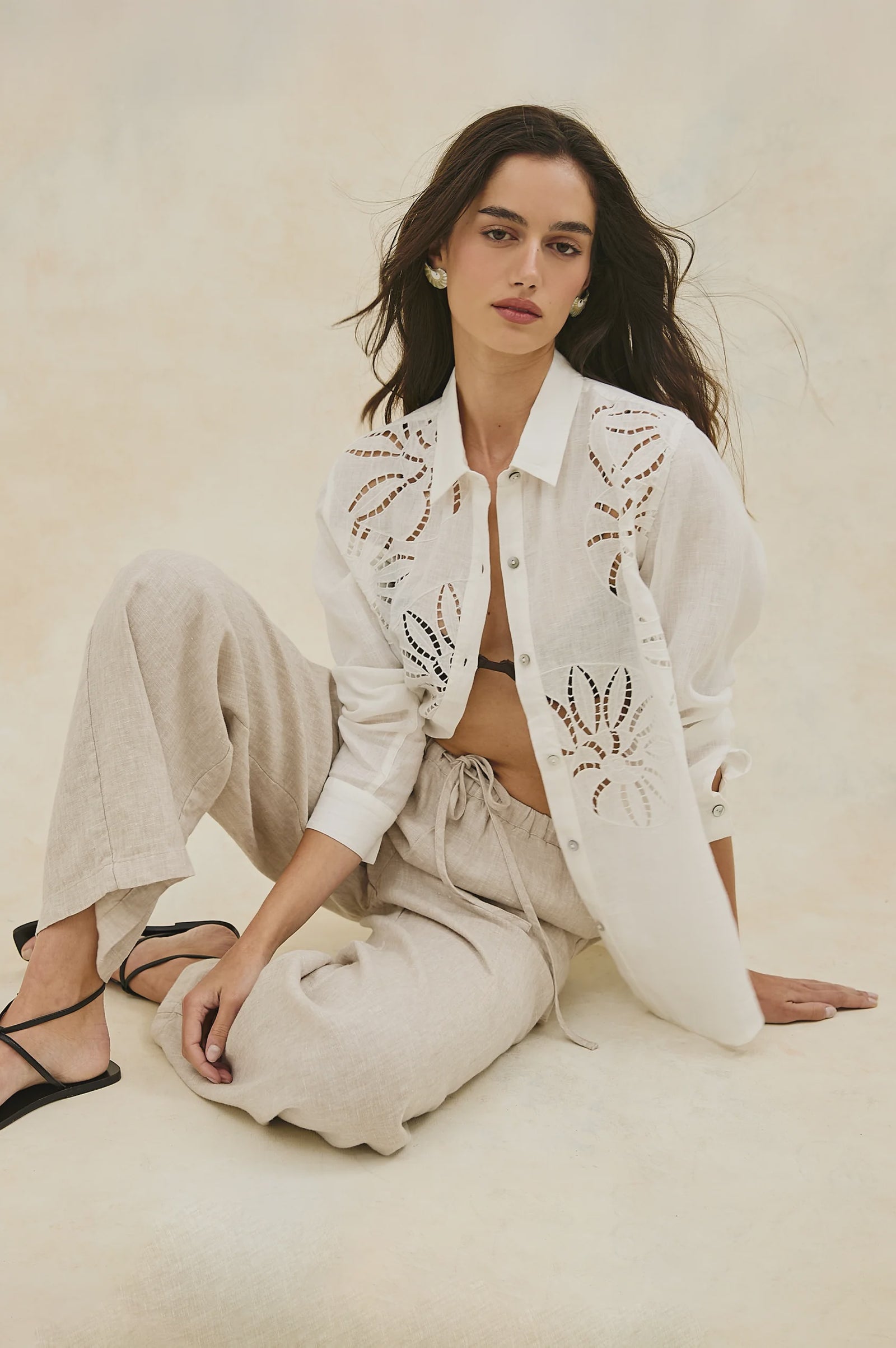 Samar Top in White by Rails at Waterlilyshop.com