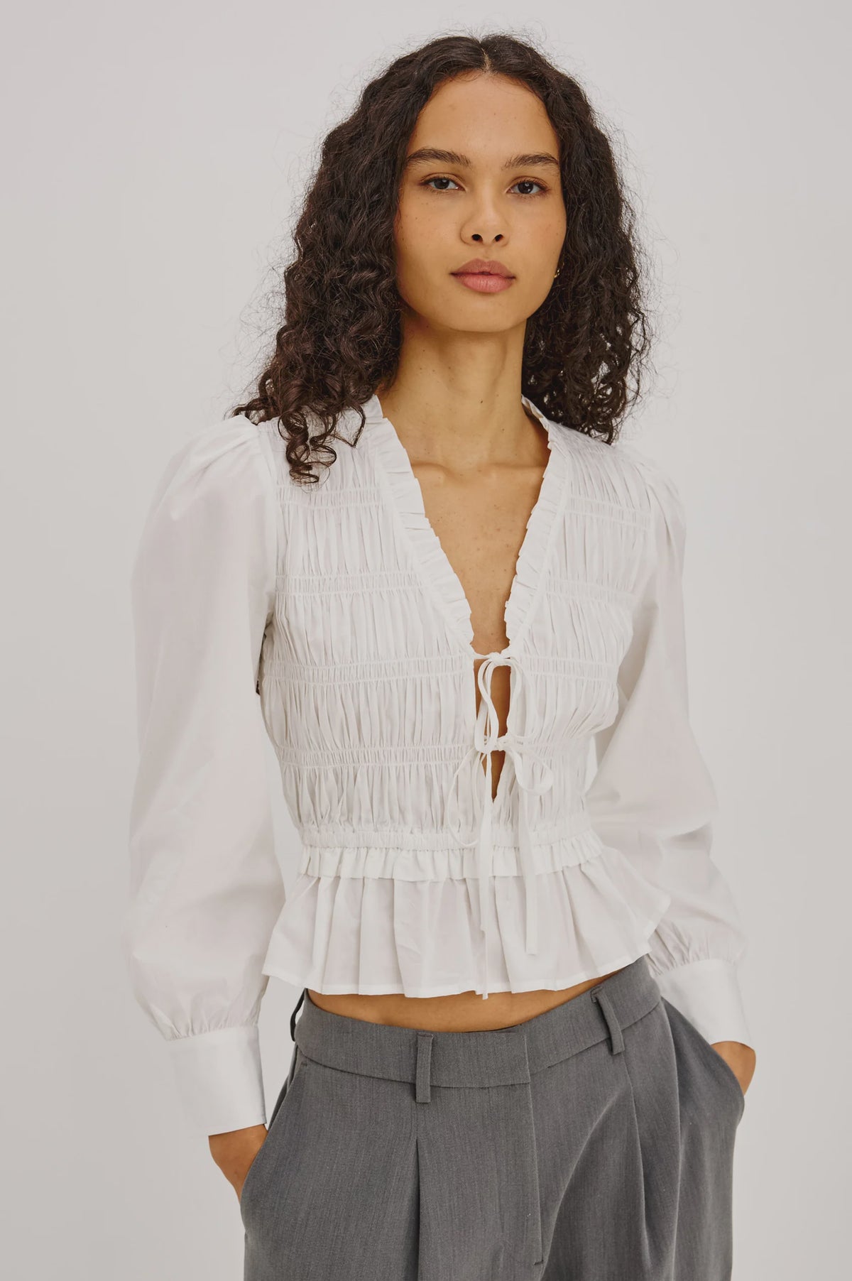 Sami Top in White