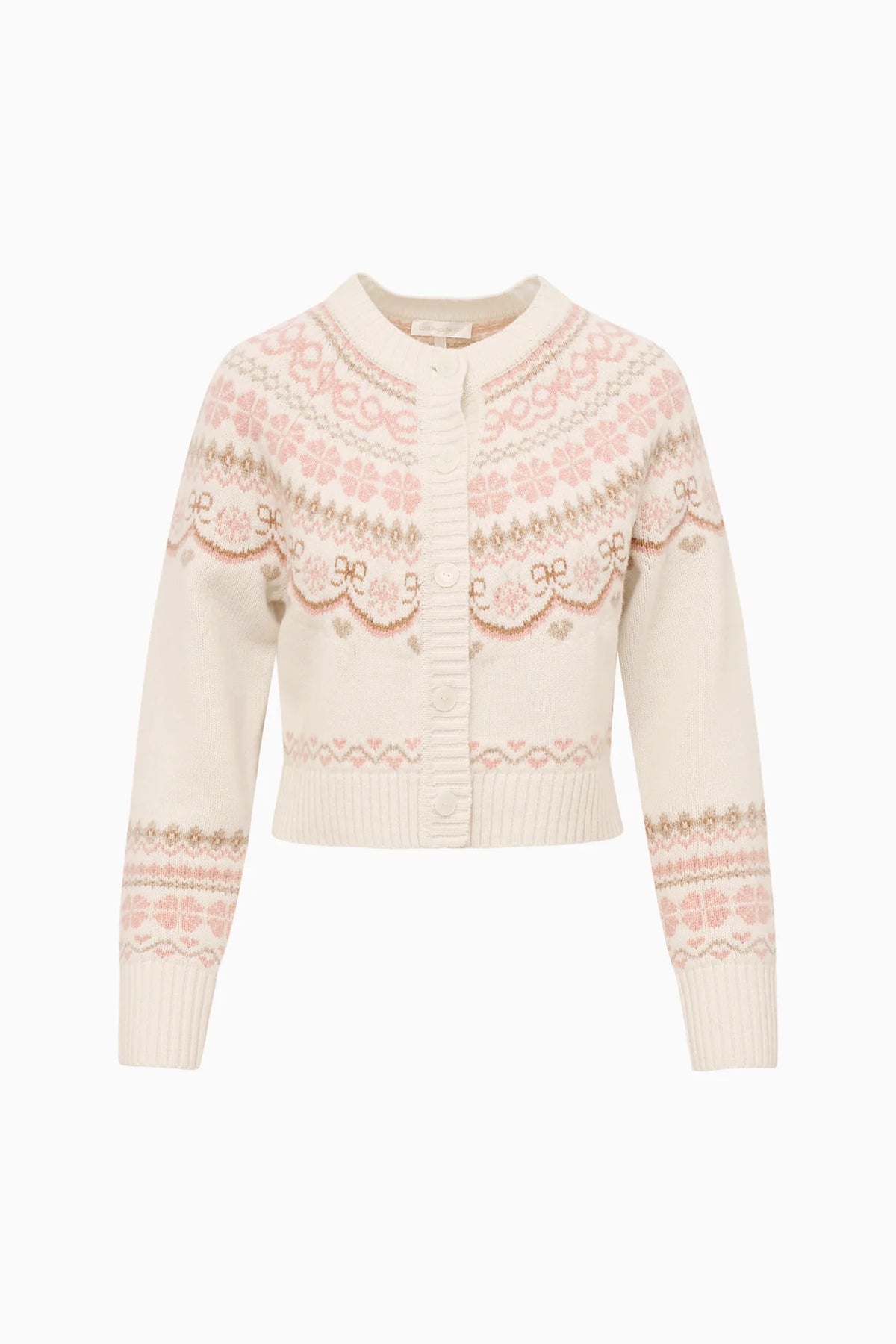 Shantae Cardigan in Pink Champagne at waterlilyshop