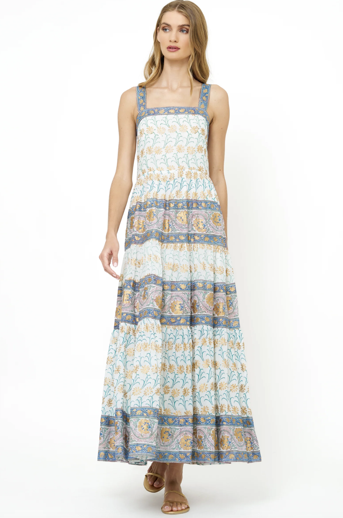 Strappy Maxi in Geneva Green