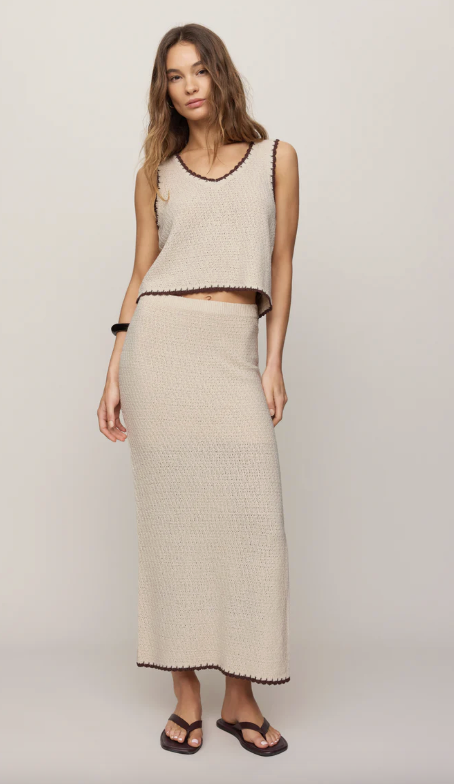 Yessenia Whipstitch Skirt