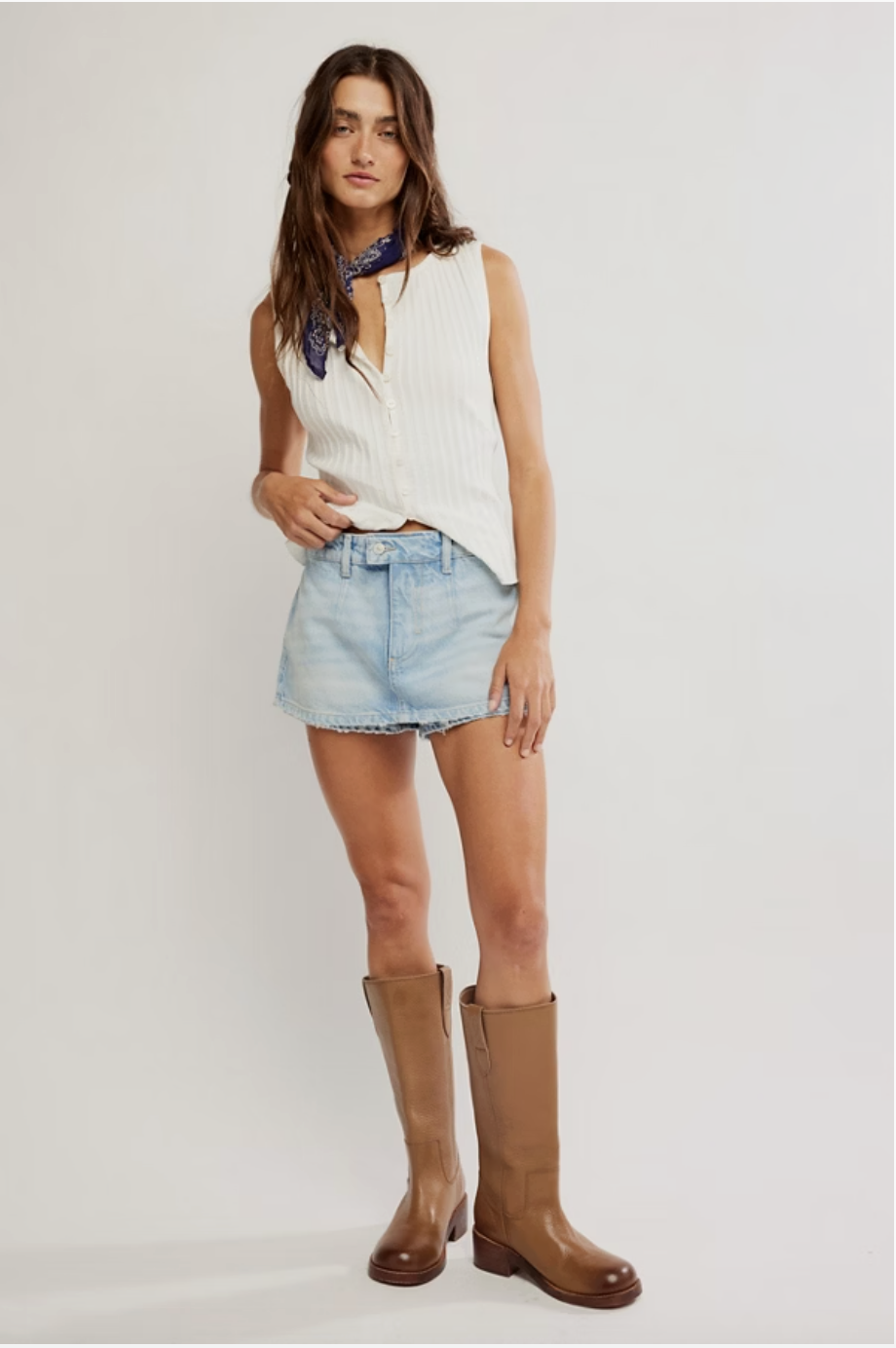 Galivanting Skort in Aegean