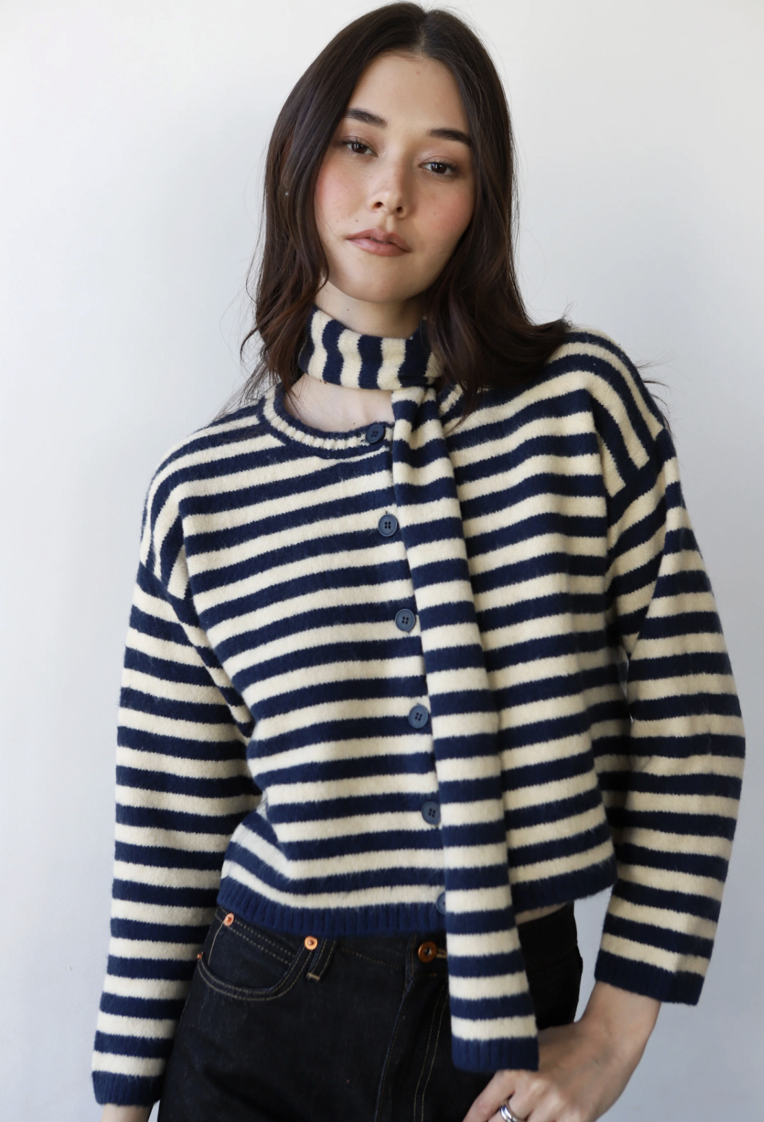 Jane Cardigan w/ Scarf