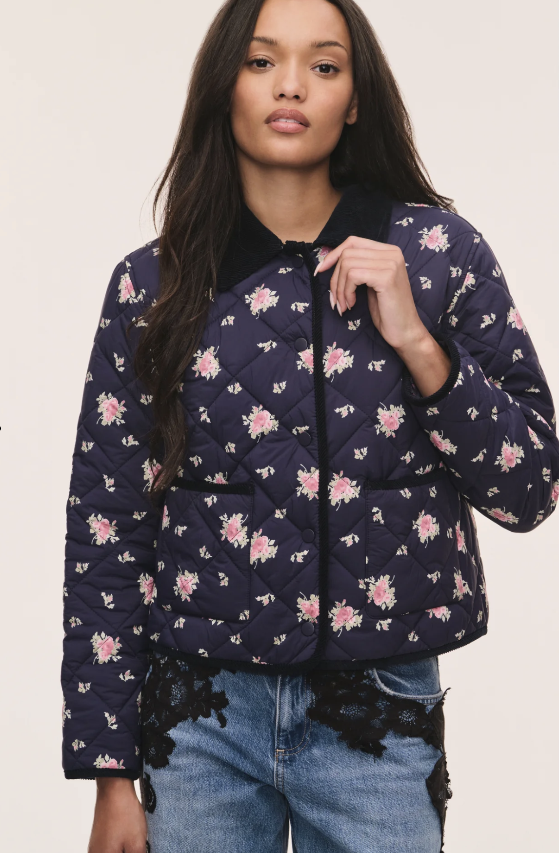 Norinda Jacket in Inkwash