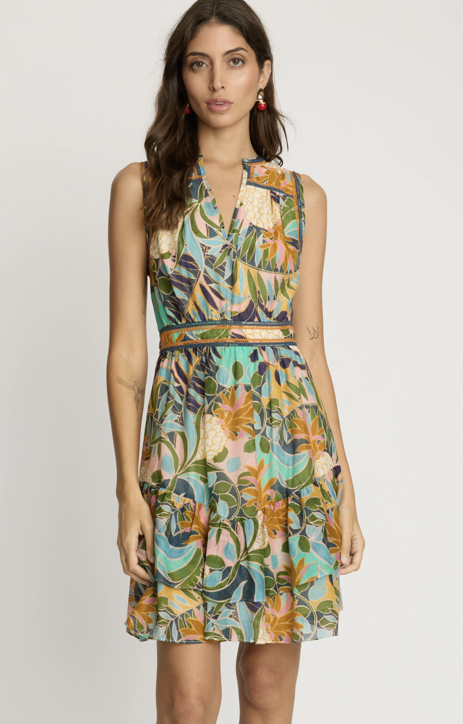 Caitlin Dress in Baroque Pineapple