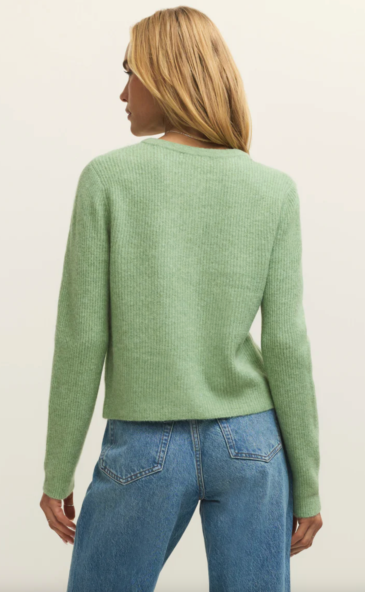 Medina Rib Cardi in Appletini