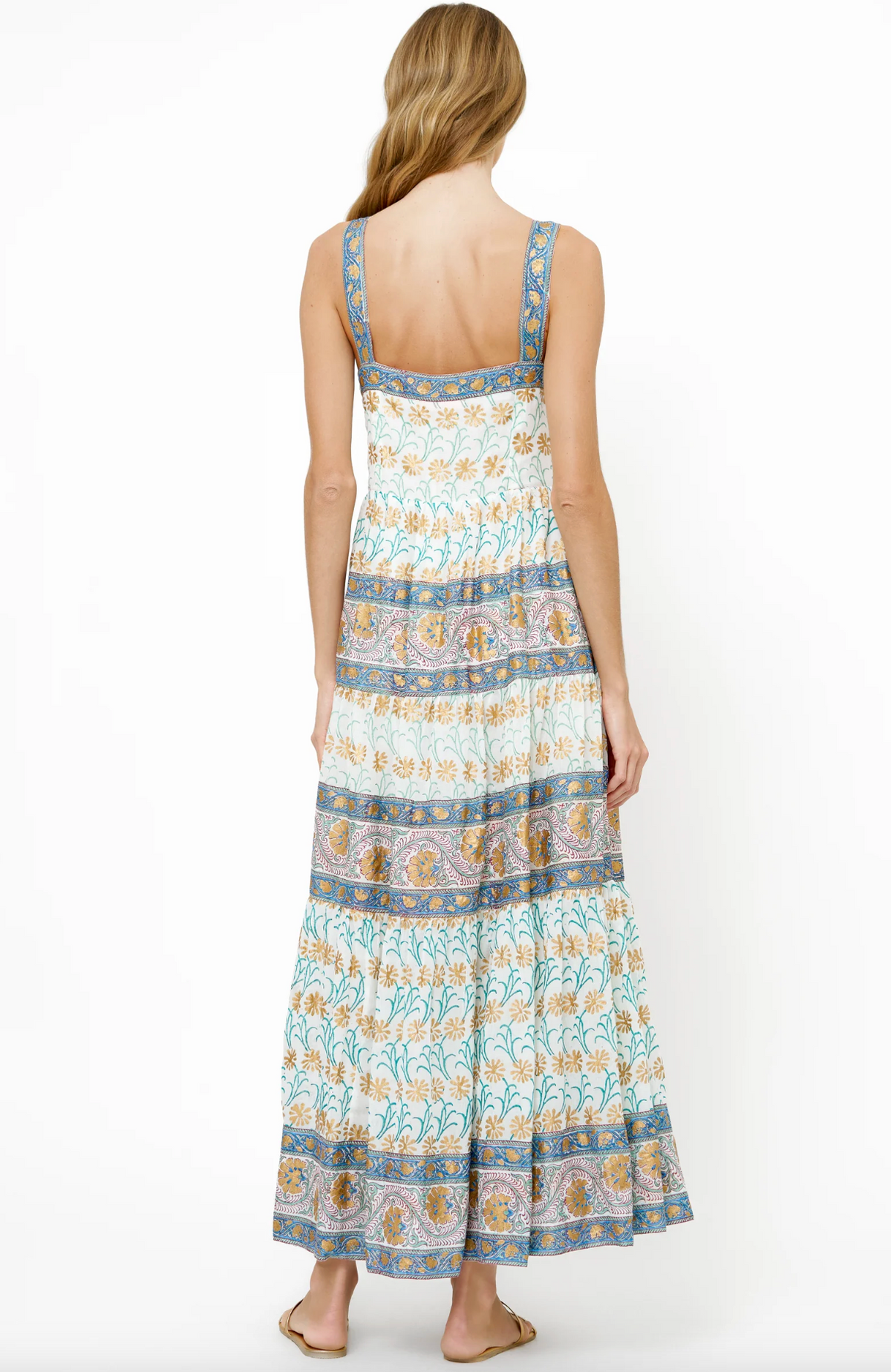 Strappy Maxi in Geneva Green