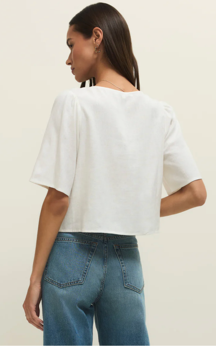 La Belle Linen Top