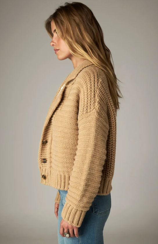 Elsa Cardigan in Caramel